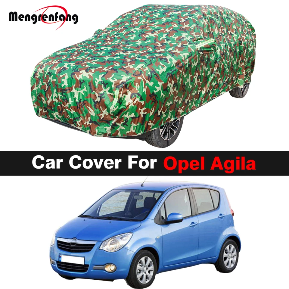 Waterproof Camouflage Car Cover Outdoor Anti-UV Sun Rain Snow Wind