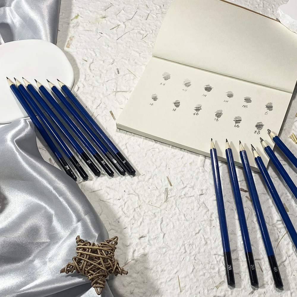 SeamiArt 12 Pcs. Standard Sketching Pencil Art Suppliers for Artist Drawing School Office Lapices De Colores Pencils Supplies 2