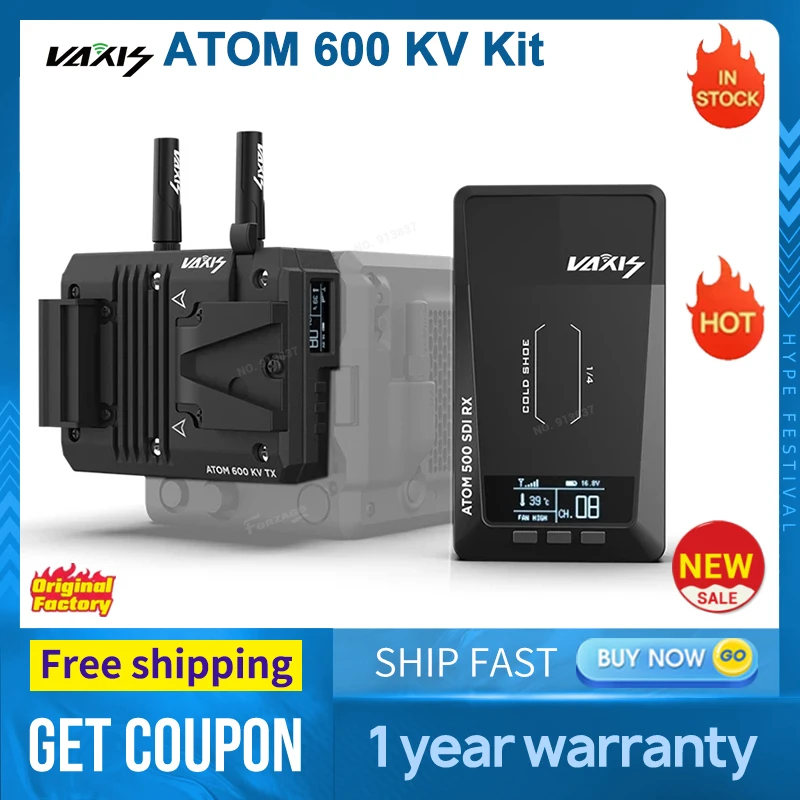 Vaxis Atom 600 Kv Kit For Red Komodo Camera Wireless Transmission