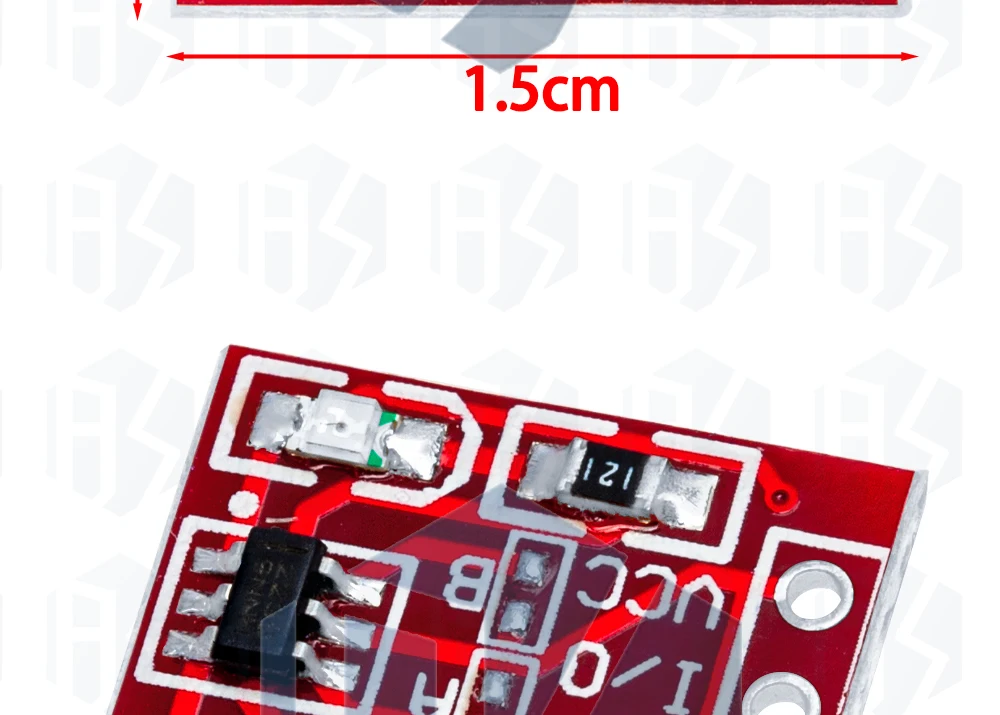1~5PCS EGBO Digitaler Sensor TTP223B Modul Berührungsschalter-Module Kapazitiver Berührungsschalter für Arduino Blau/Wir sind der Hersteller – Detail 13