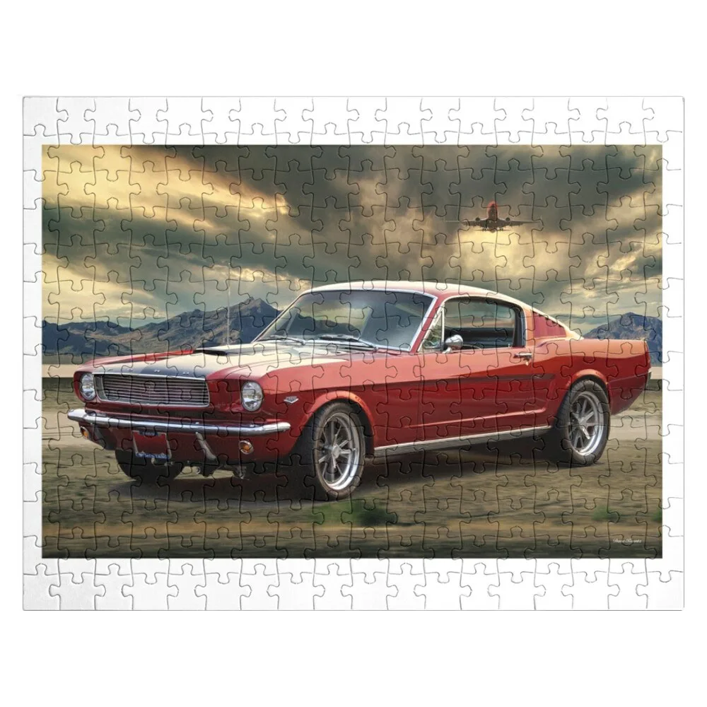 

1965 Ford Mustang 289 Fastback Jigsaw Puzzle Personalised Name Puzzle Picture Puzzle