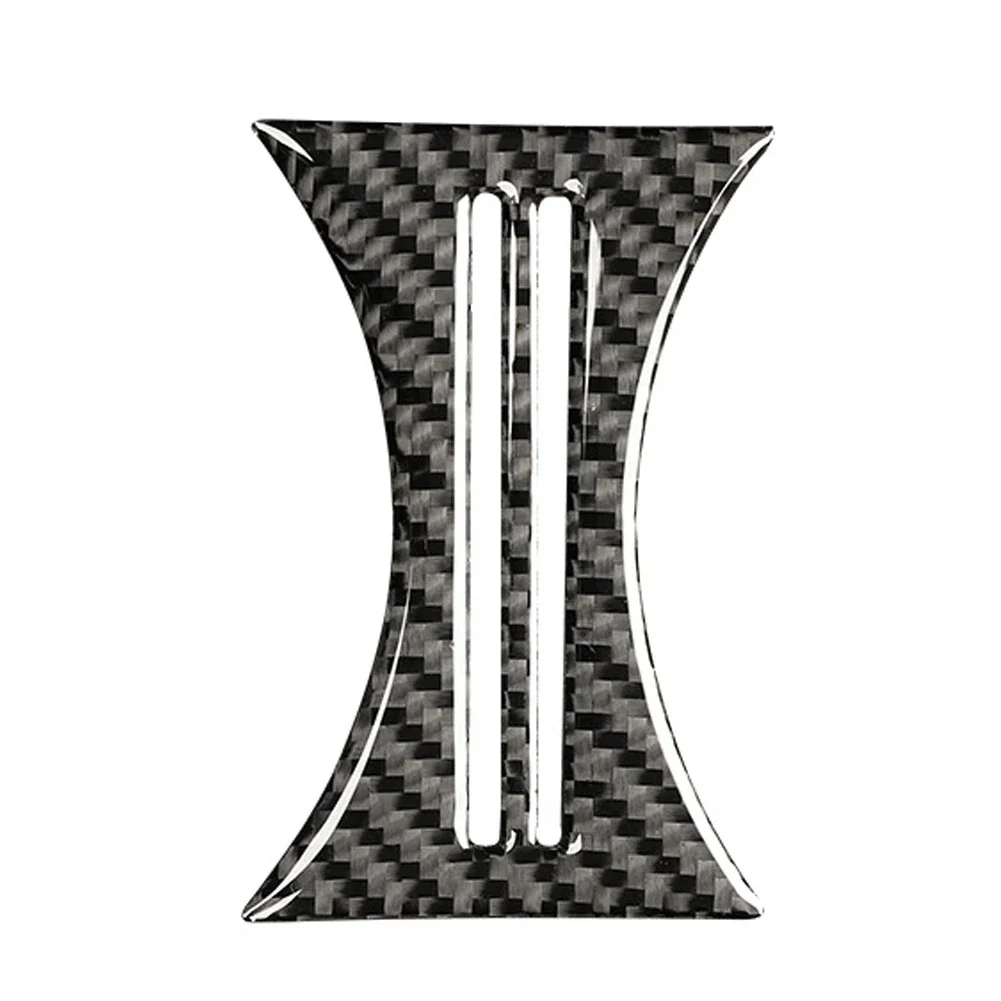 Car Carbon Fiber Interior Water Cup Holder Decor Covers Trim For Mercedes Benz B A GLA CLA Class W176 X156 C117 2014 -