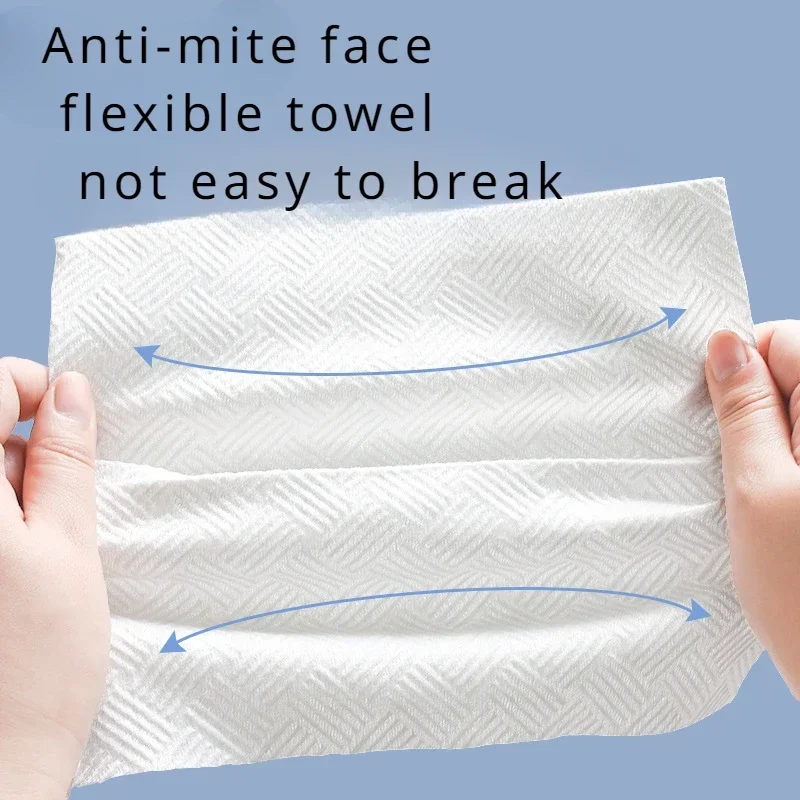 Facial Cleansing Towel Disposable Face Towel Thickened Removable Large Roll Face Cotton Makeup Remover