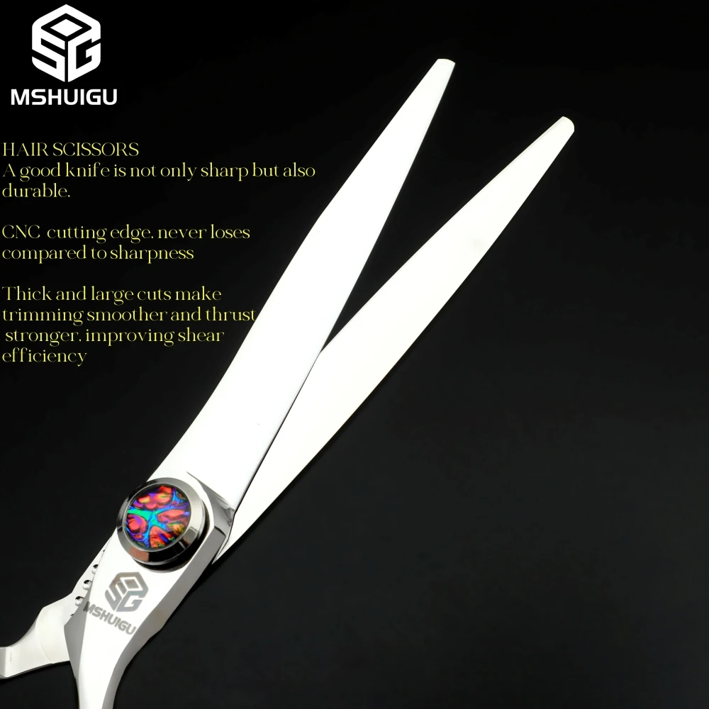 MSHUIGU 6.3인치 전문 이발사 가위 일본 VG10 블레이드 고급 미용 도구 다중 게이지 숱가위