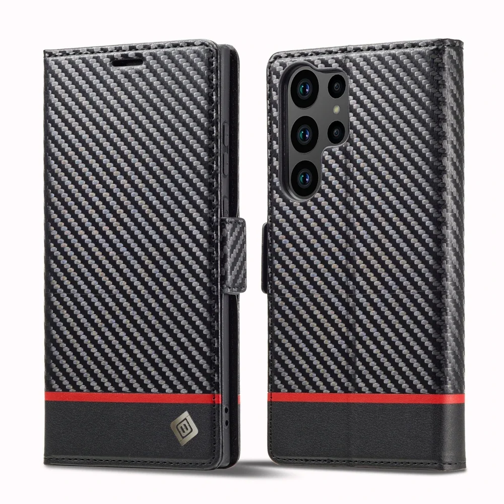 Premium Wallet Flip Phone Case with Magnetic Closure and Card Slots