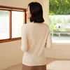 100% Merino Wool Women's Turtleneck Sweater Knit Women's Pullover Sweater 2023 Fall/Winter New Women's Warm Solid Sweater 3