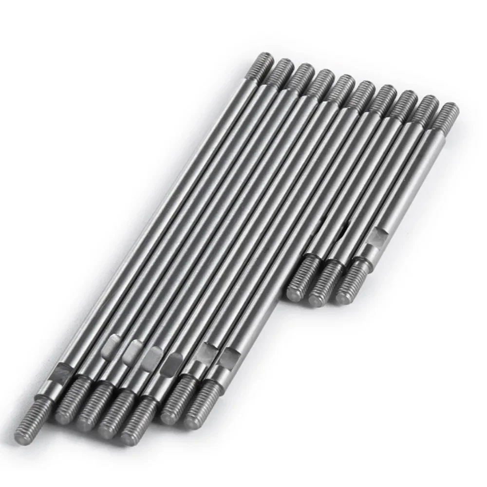 

10Pcs Complete Stainless Steel 313mm Wheelbase Link Rod for Trxs TRX-4 TRX4 1/10 RC Crawler Car Upgrade Parts