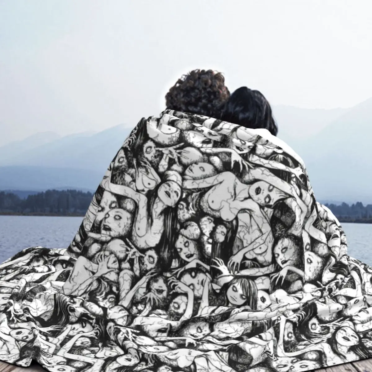 Kawakami Tomie �ö��� ��� ���� �ִϸ��̼� ������ ���� ħ�� ����� 150*125cm ħ�뺸 �� ���