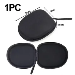 Compact Bluetooth Headset Protective Travel Case - Shockproof and Portable Earbud Storage Bag (Without Mesh Large)