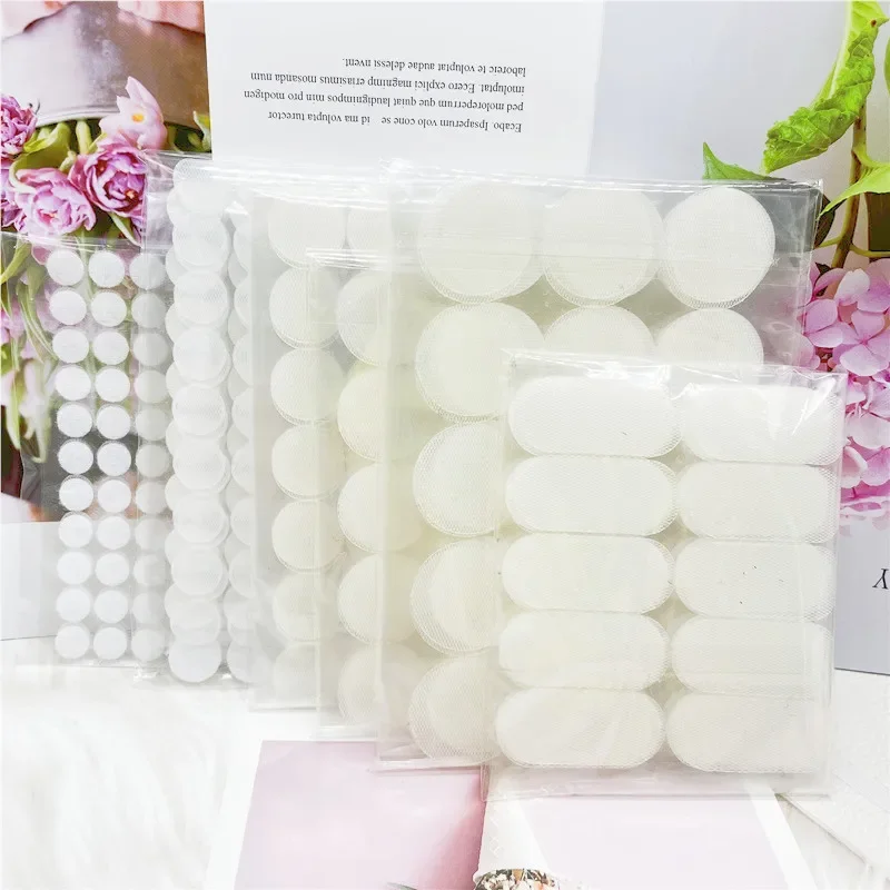 도매 접착 패스너 테이프 후크 루프 양면 스티커, 접착제 DIY 나일론 테이블, 10 팩, 20*28mm, 20*45mm
