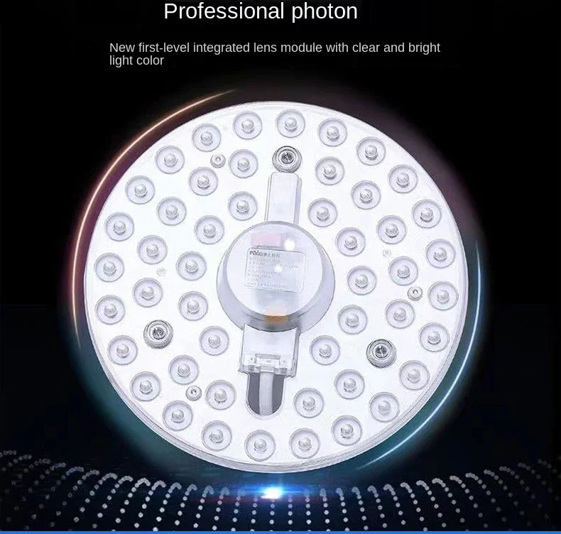 LED Ring PANEL Circle Light Tricolor dimming AC220V 36W 24W 18W 12W Cold white S566ec808041b4775ab3af2374145b89b5