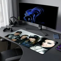 Band Tom Bill Kaulitz Tokio Hotel For Computer Game Big Keyboard Office Large Mouse Mat Pad Anti-slip Rubber PC Mice 2