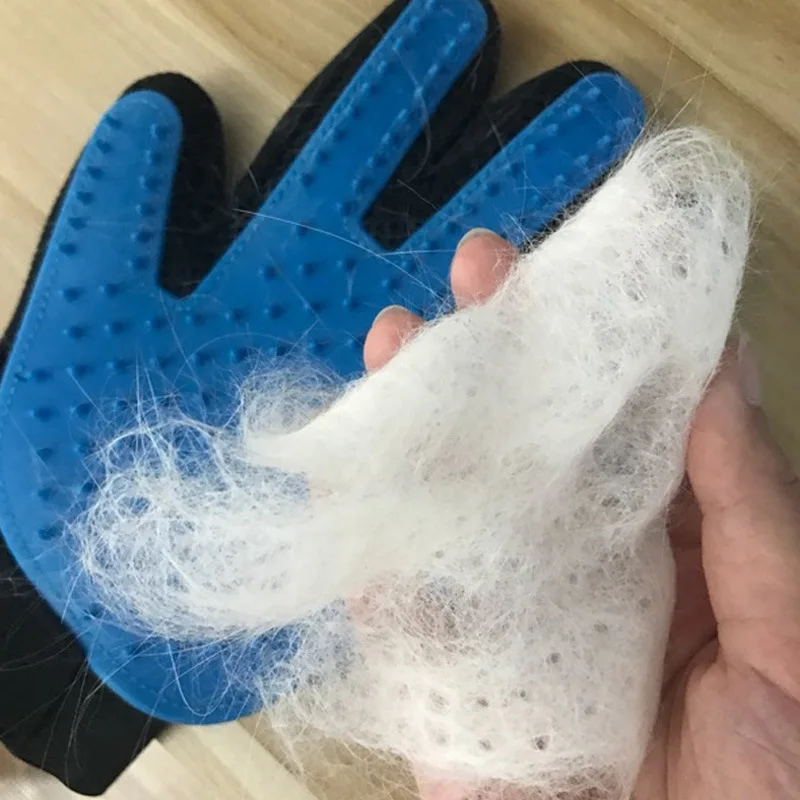 Hair Remove Gloves Rubber Pet Beauty Cleaning Grooming Effective Massage Dog Combs Floating Brush