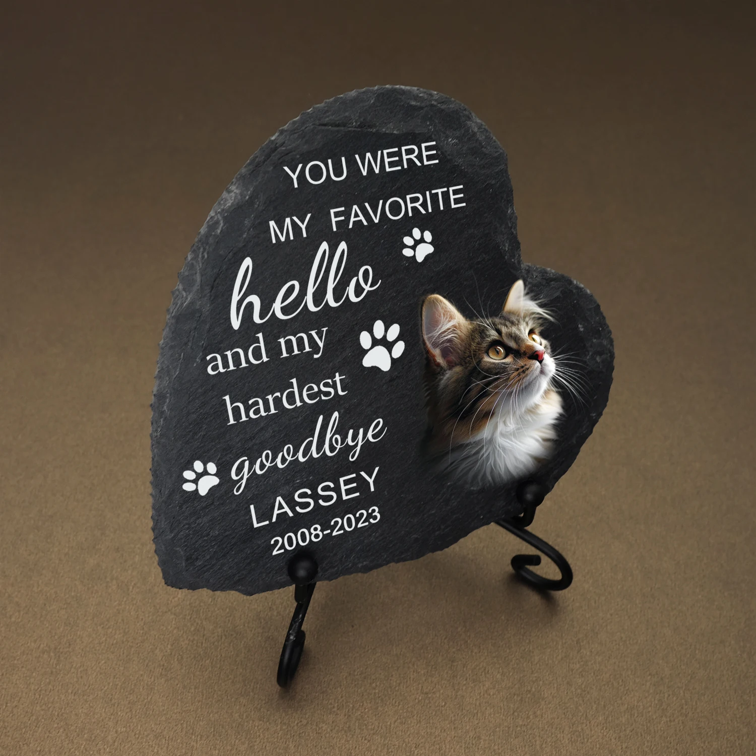 Pet memorial stones Personalized pet memorial stones Memorial garden stone Engraved with photo Dog memorial stone Dog tombstone Cat memorial