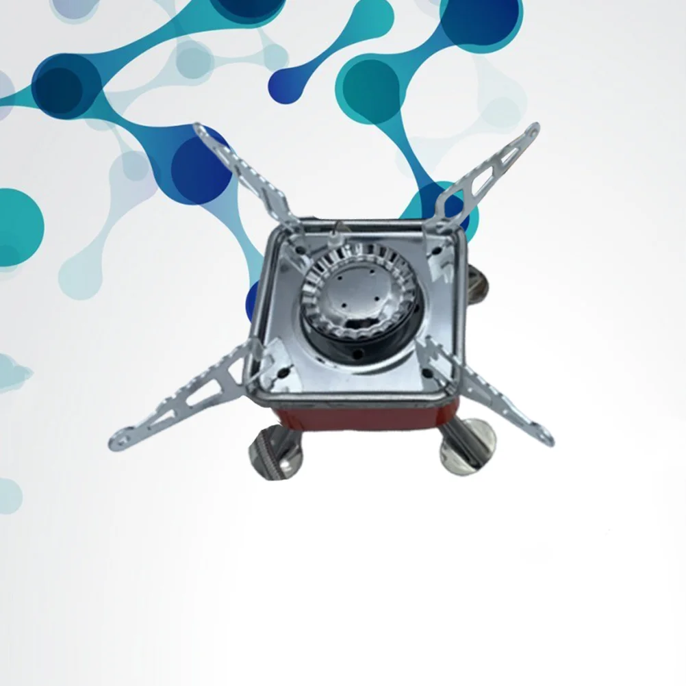 

Windproof Camping Stoves Cooker Folding Outdoor Gas Cooker Stove Portable Furnace Cooking Picnic Stoves Cooker (Simply Type