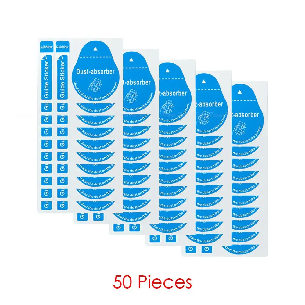 STOBOK 200pcs Phone Screen Dust Removal Stickers Cleaning For Lcd Screens Phone Film Sticking Tool - View #3