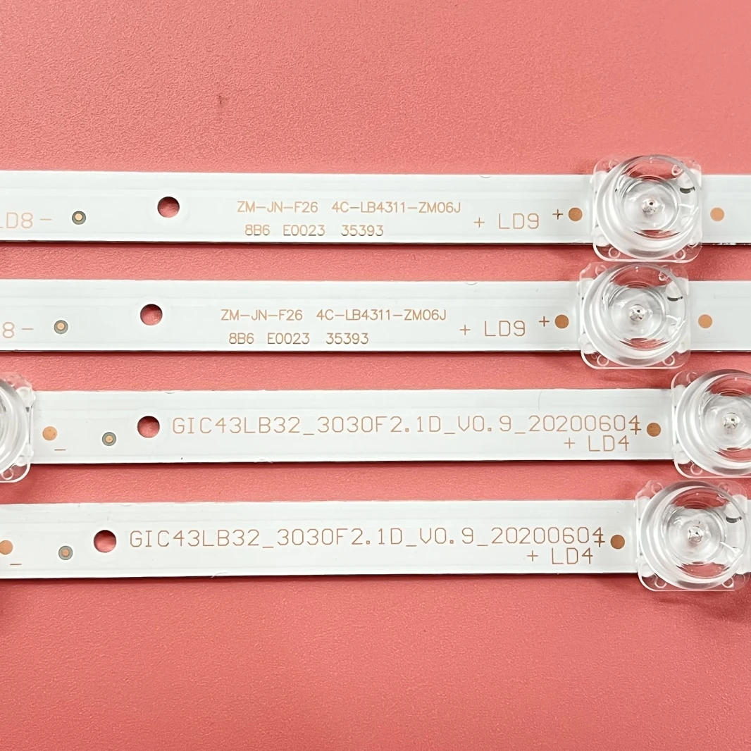 LED backlight strip for Thomson 43"TV 43ud6426 L43S6500 43A260 43V2 4C-LB4311-ZM06J ZM08J HR01J 43HR330M11A1 GIC43LB32 led light led light bar tv parts