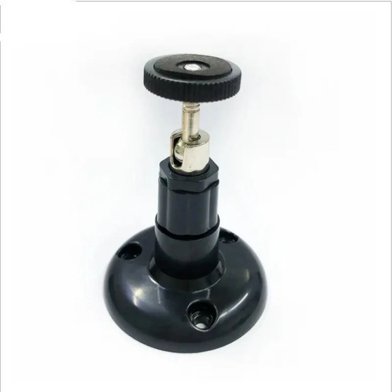 Security Camera Stand Camera Holder Stand Camera Holder Security Wall Mount Bracket Security Camera Bracket Camera Mount Panel Camera Mounting Base Security Camera Mount Camera Wall Mount Bracket 360 Degree Rotating Stable Plastic For Indoor Outdoor