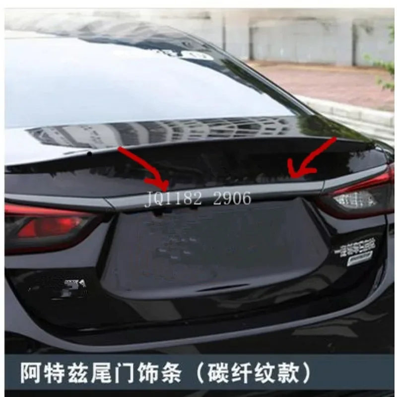High-quality ABS Chrome Trunk Decorative strip Tailgate trim Anti-scratch decoration For Mazda 6 ATENZA 2014-2020 Car styling