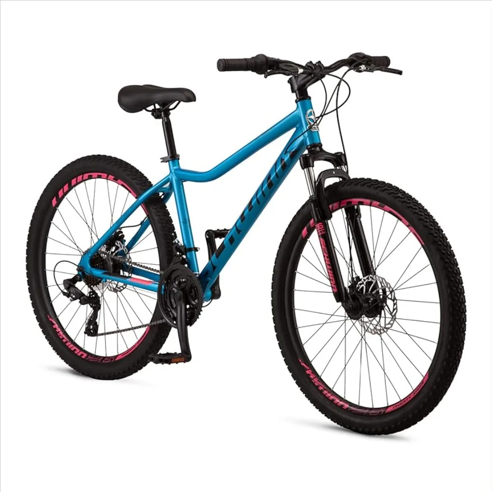 

High Timber Youth/Adult Mountain Bike for Men and Women, Aluminum and Steel Frame Options, 7-21 Speeds Options, 26-Inch Wheels