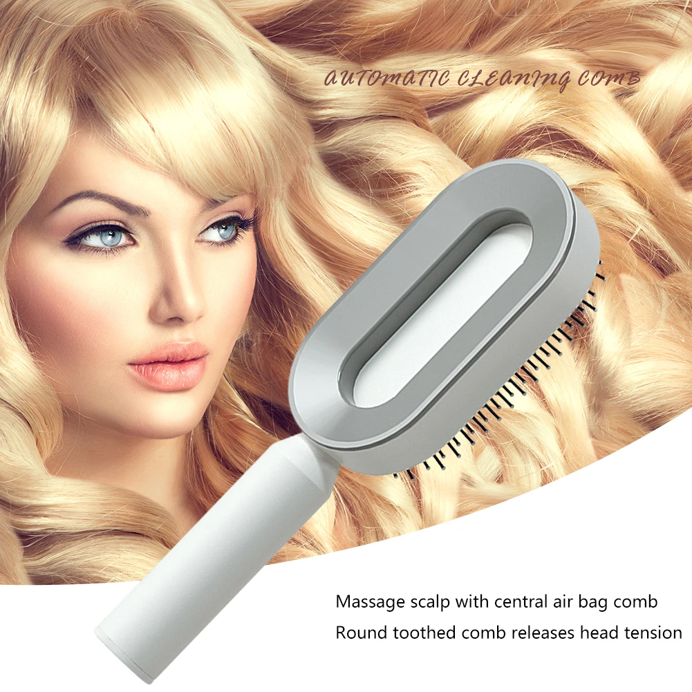 Description Picture 6 of itemMassage Comb Hair Brush Hollowing Out Scalp Massage Curly Hair Relaxing Elastic Curly Comb Hair Anti Tangle Beauty Styling Tool