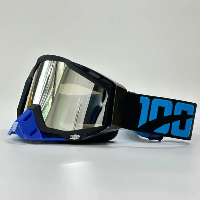 Men's Anti-Fog HD Lens Motorcycle and Motocross Goggles - Windproof Sunglasses for Dirt Bike and Skiing, Factory Wholesale