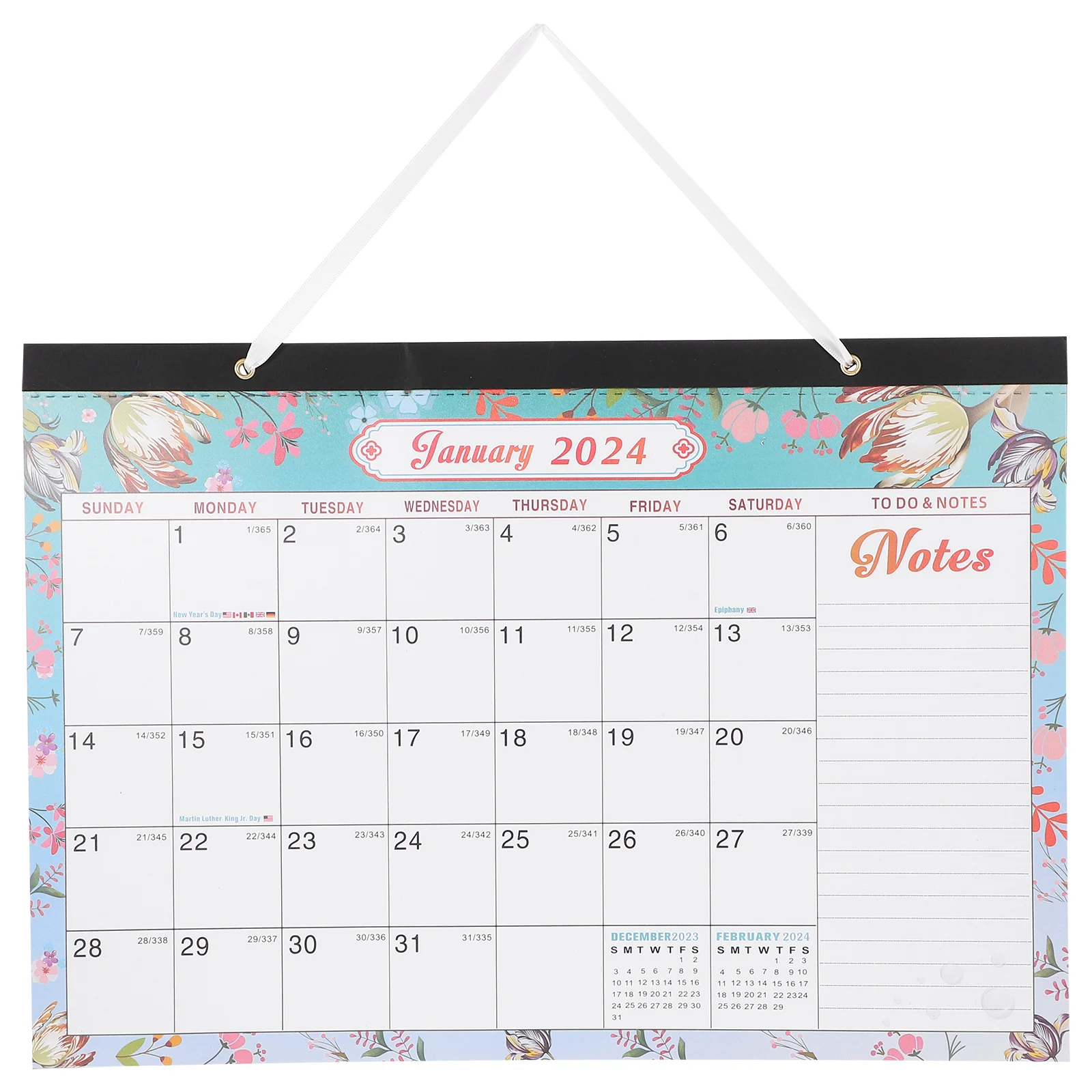 

Hanging Calendar Office Calendar English Simple Desk Calendar American Holiday Household Planning Monthly Home Accessory