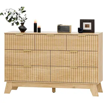 Mid-Century Wood Dresser 1