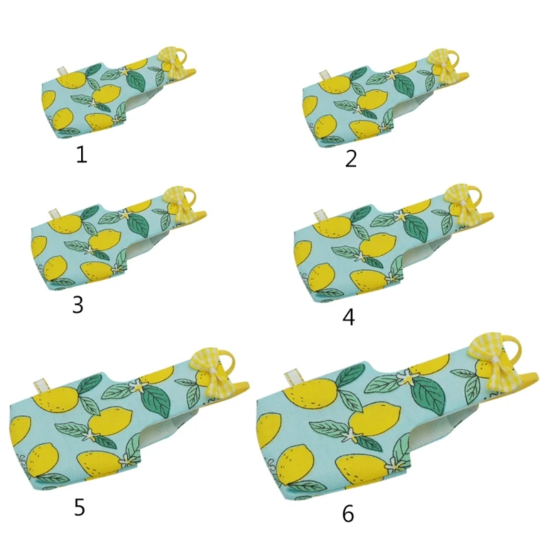 

270F Bird Diaper Soft Birds Flight Suits Washable Reusable Parrots Nappies with Bowtie Decor Breathable Pet Pee Pads 6 Sizes