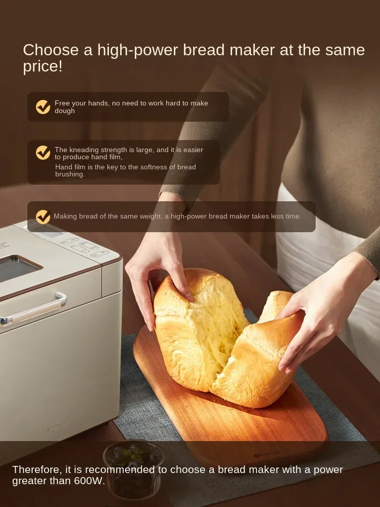 Donlim DL-TM018 Bread Maker Home Automatic Small Cake Maker and Dough Fermenter Multi-function Breakfast Machine Toaster 4
