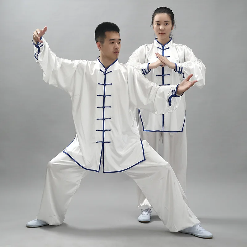 summer folk martial arts clothing kungfu costume unisex tai chi clothes tang suit kungfu uniform exercise clothing tops pants Solredo Morning Exercise Costume TaiChi Uniform Chinese Wushu Clothing Dress