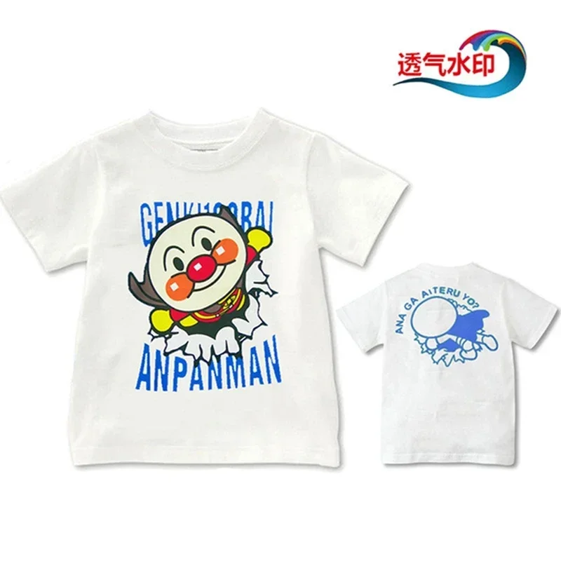 New Cartoon Anpanman Kids T Shirt For Summer Children Baby Boy Girl Short Sleeve T-Shirts Cotton Clothes Toddler Tops Tees Shirt 3