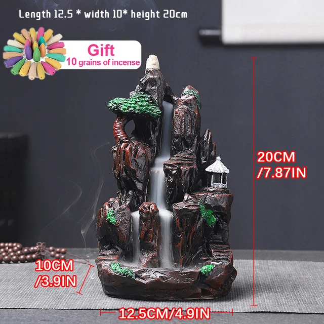 Waterfall Backflow Incense Burner