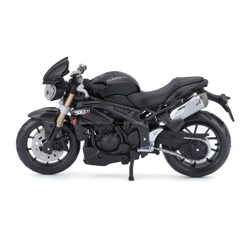 Bburago 1:18 Triumph Speed Triple ของแท้จำลองรถจักรยานยนต์ของเล่น