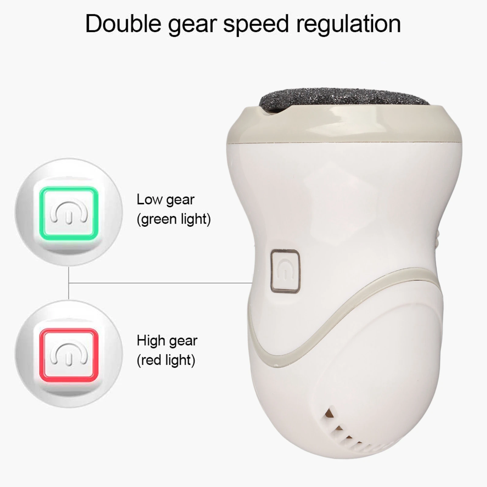 Foot Callus Remover, Electric Foot Grinder Exfoliating Foot Callus Dead Skin Remover Pedicure Tools Foot Care 4