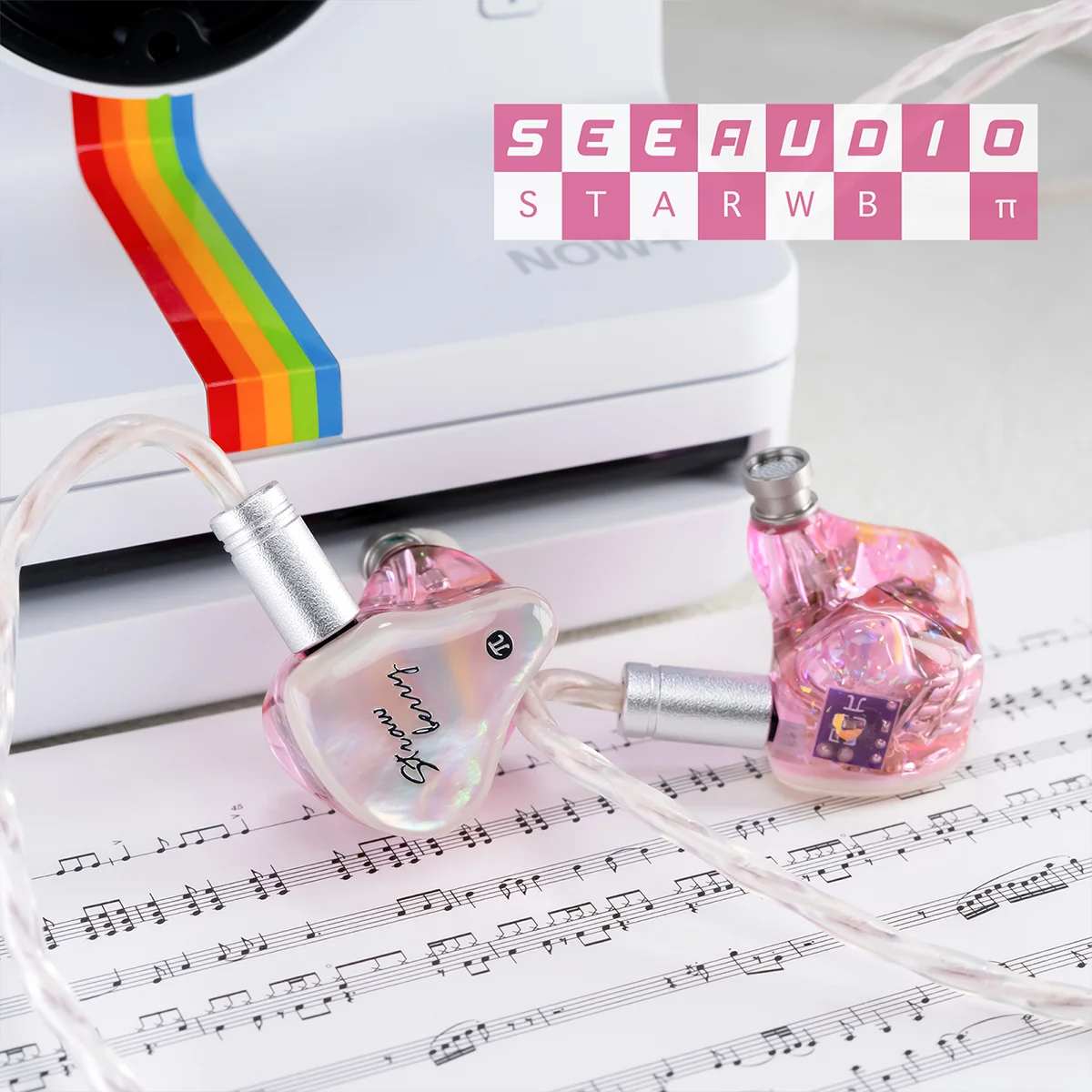 SeeAudio Strawberry PI Earbud 6BA Driver Unit In Ear Monitor Wired IEM Swappable Cable 0.78mm 2Pin Interface Gaming Earphone 2