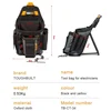 TOUGHBUILT NO.TB-CT-34 Small Electrician Pouch Multi-functional Portable Storage Bag Electrician's Special Tool Bag Toolkit 2