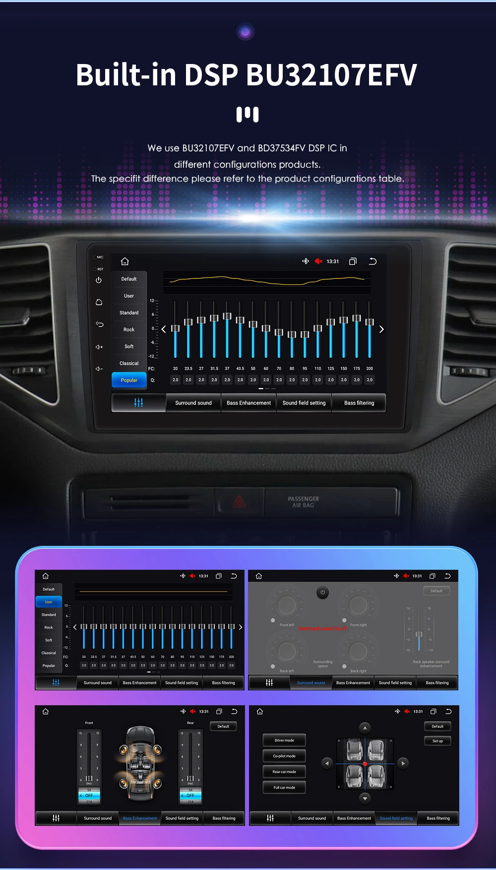 Hizpo 7862 Car Radio Android Auto For VW Volkswagen MQB Polo Plus/T-Cross/Zoals T-Kruis/T- Roc Carplay Multimedia Player Stereo