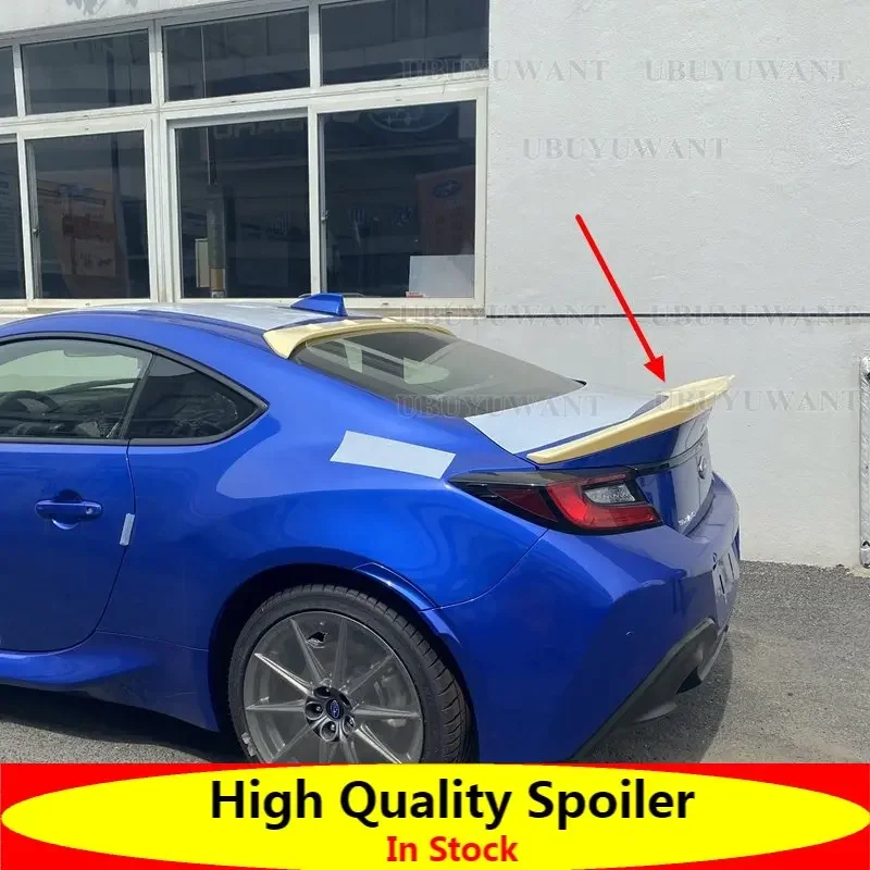 

For TOYOTA ZA86 GR86 For Subaru BRZ ABS UNPAINTED /GLOSSY BLACK Spoiler REAR WING TRUNK LIP SPOILERS High Quality 2021 2022