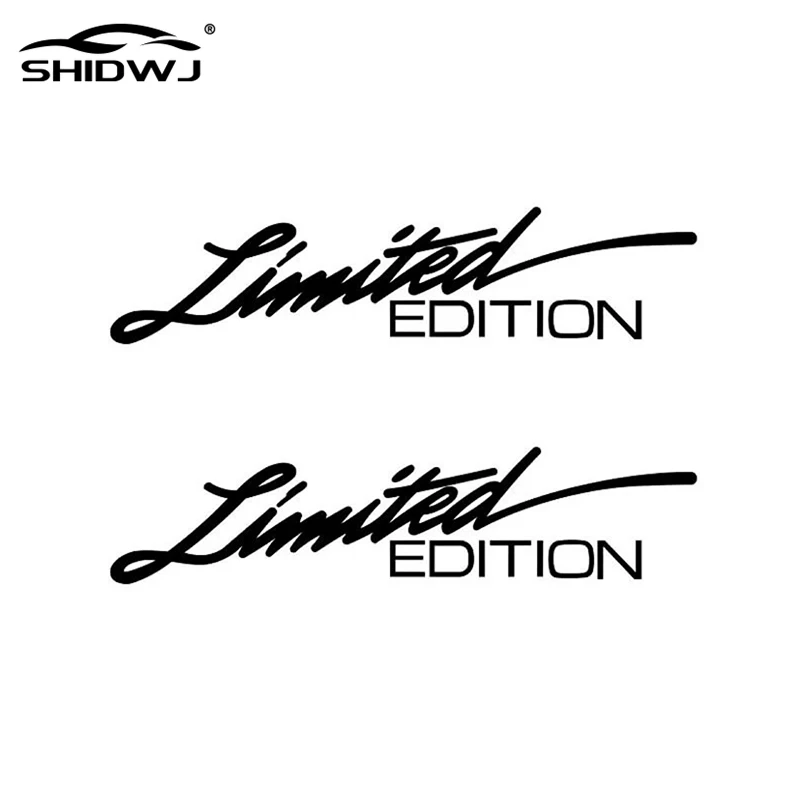 Creative Car Stickers Reflective Stickers Car Accessories Auto Stickers Vinyl Stickers Custom Stickers Graffiti Stickers English Sticker LIMITED EDITION Fashion Auto Body Glass Decoration Reflective Laser Decal 16*4cm