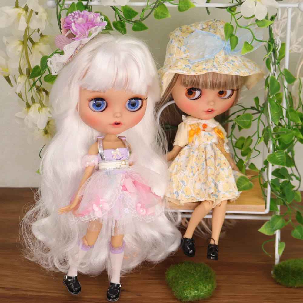 ICY DBS Blyth Doll Pouting Mouth Tan Skin Matte Face Joint Body 1/6 BJD OOAK Ob24 Anime Girl 3