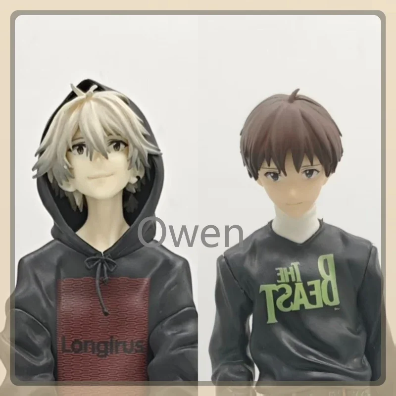 Zhongkaihua 2 Figure Anime Di Evangelion – Ikari Shinji E Nagisa Kaworu – Modelli PVC Da 10 Cm, Snodabili, Collezionabili, Decorazioni Da Scrivania - 3