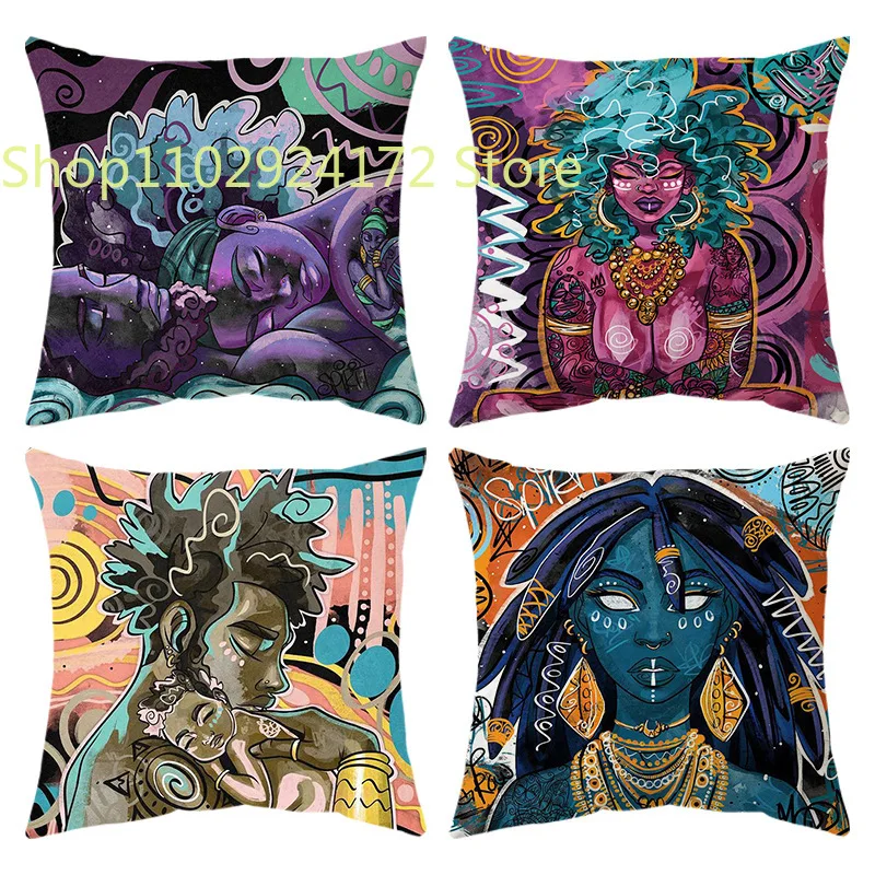 

Customizable Home Modern Sofa Interior Decoration Mythical Anime Throw Pillowcase Boy Kids Room Aesthetic