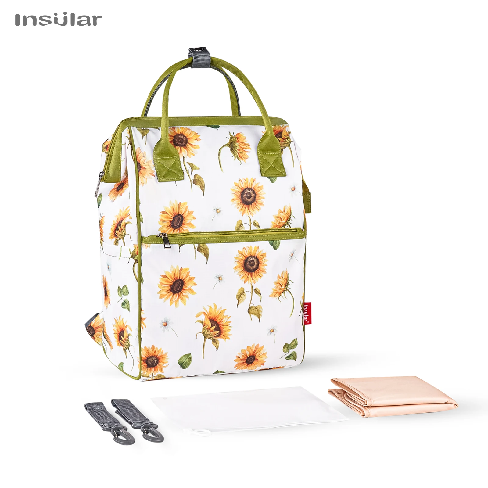 Ubuy Sunflower Diaper Backpack Nappy Bag Sunflower Baby Diaper Bag