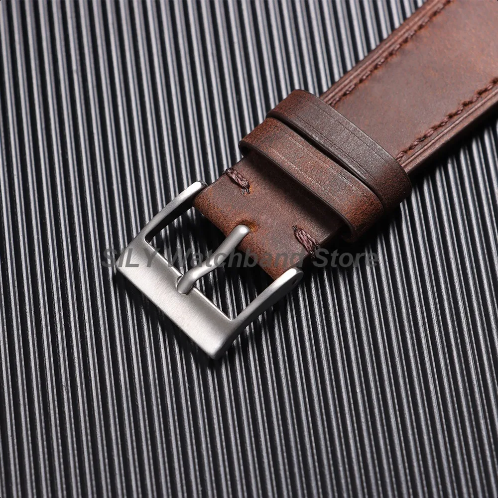 18mm 19mm 20mm 21mm 22mm 24mm Vintage Retro Kalbsleder Uhrenarmband Schnellverschluss-Armbänder Universelle Herren- und Damenarmbänder Gürtel – Detail 8