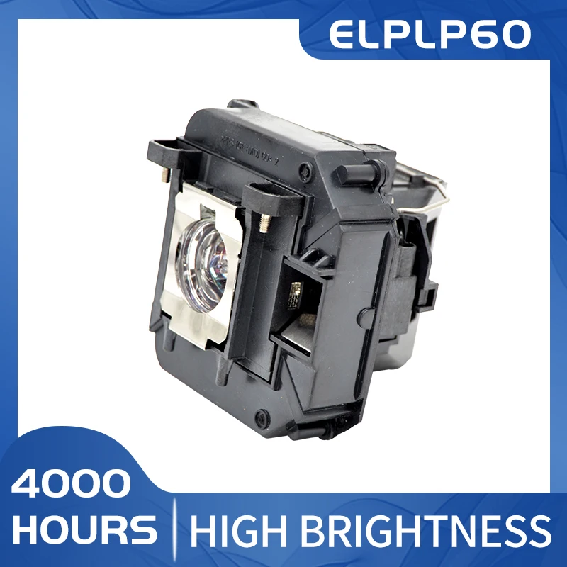 Replacement Projector Lamp Bulb for Epson Elplp60 61 420 425W 905 92 93