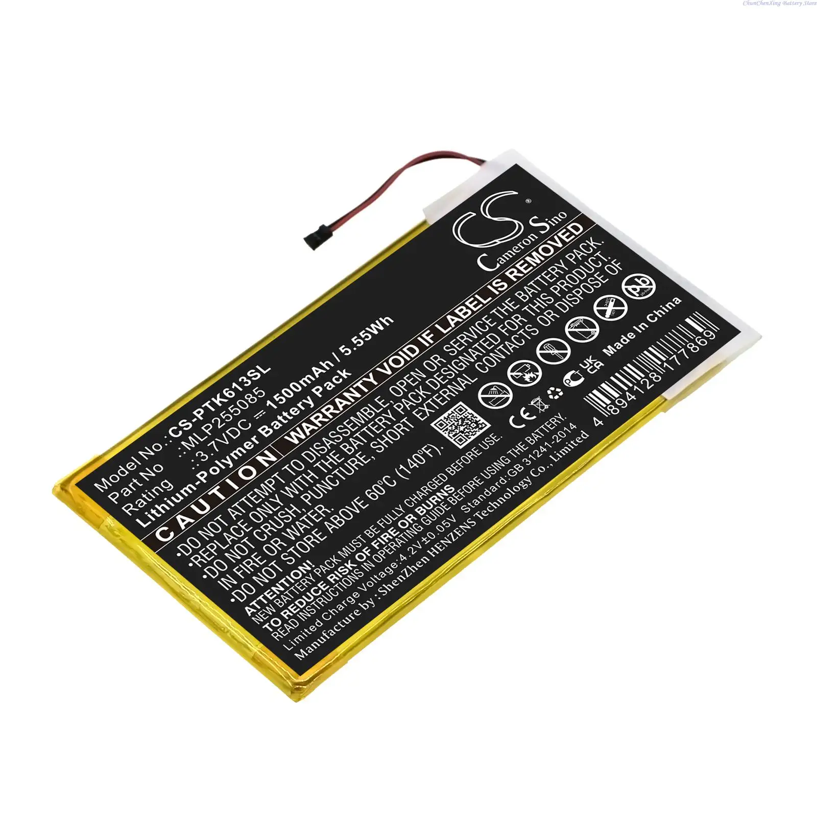 Cameron Sino 1500mah Leitor de E-bateria para Pocketbook 611 Básico 613 Novo Básico Básico de Toque 624 Toque Lux 623 Toque Básico 625 - Image 2