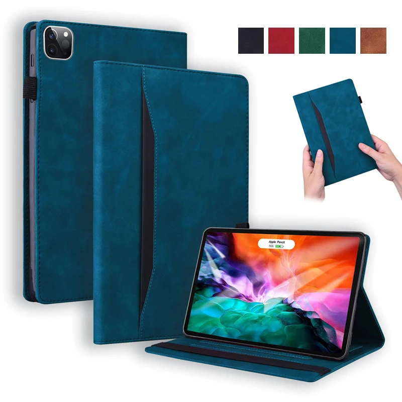 Couro Flip Capa Carteira para Ipad Pro 12.9 6ª Geração Tablet Case Moda 2023 12 pu