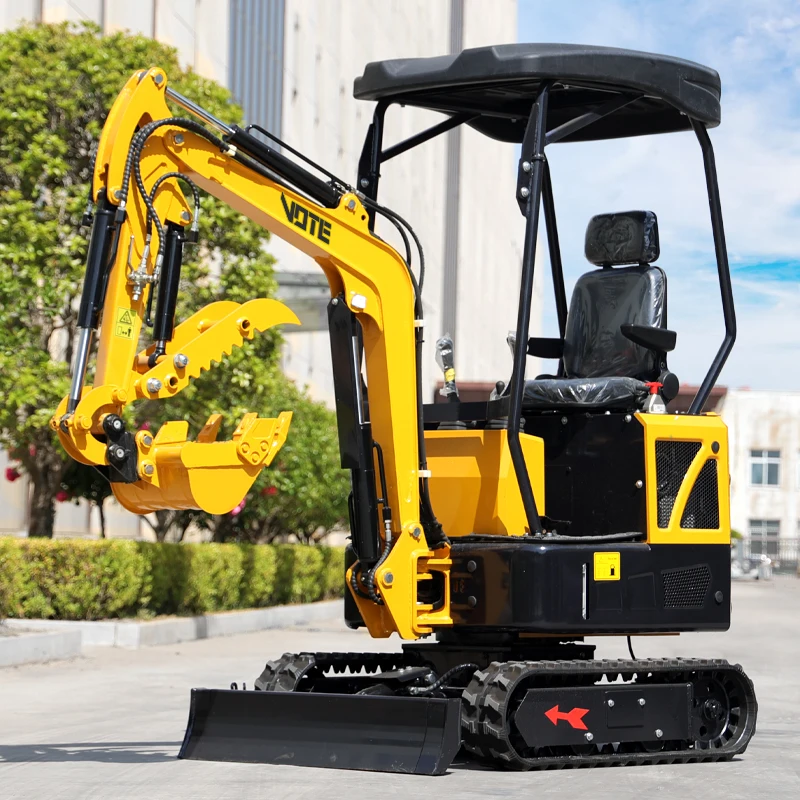 Nuovo Escavatore Multifunzione Più Economico Mini Escavatore 1.5 Ton 1 Ton 2 Bagger Escavatore Con Cabina