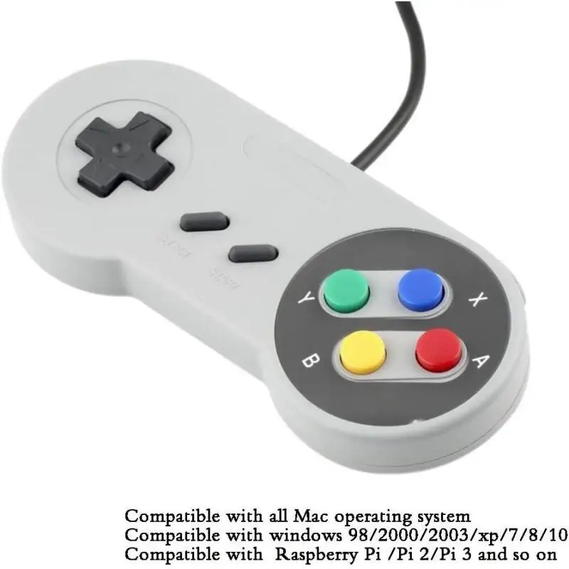 Retro Game Controller for Super Nintendo Entertainment System